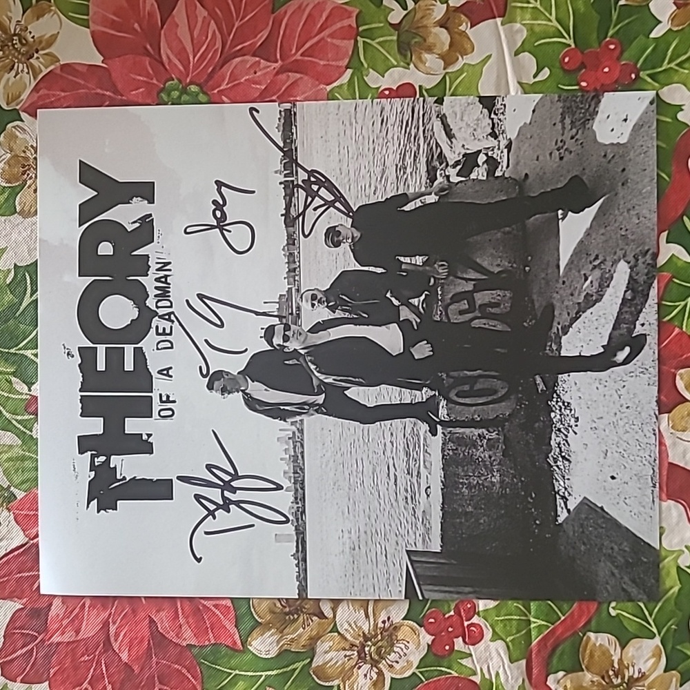 Theory Of A Dead Man Signed Picture